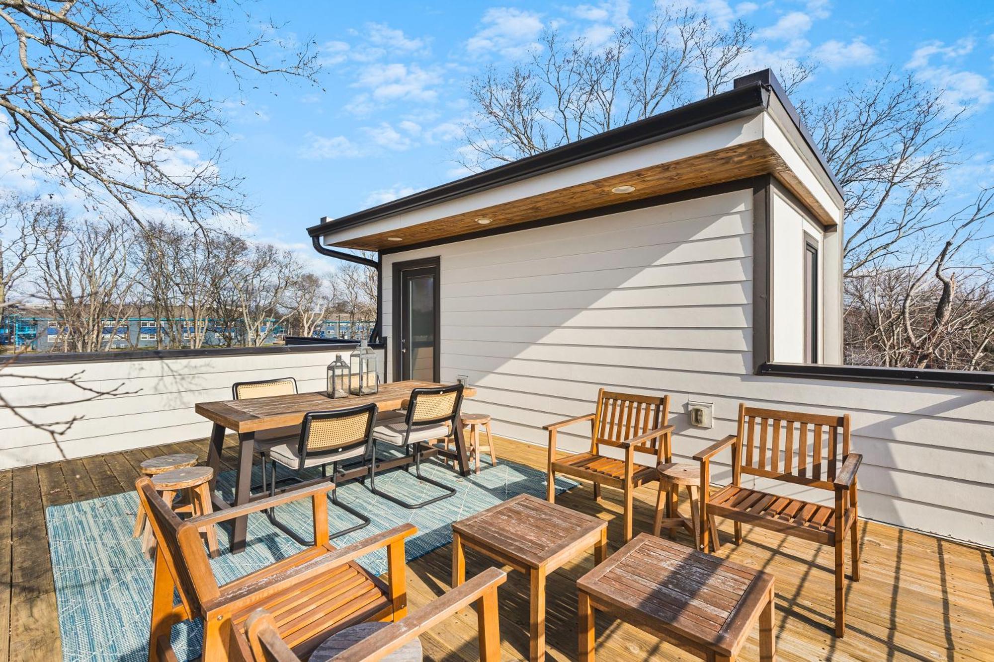 Modern Luxury Rooftop Deck, 3 Mi To Downtown Nashville Dış mekan fotoğraf